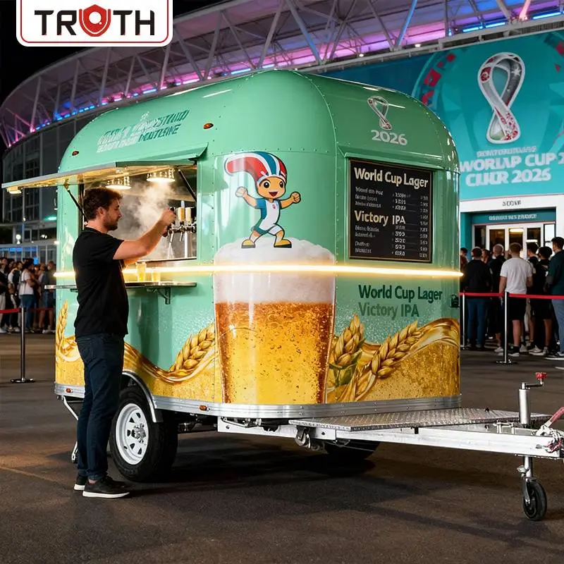 Ay isang Mobile Beer Bar Cart Coffee Food Trailer ang Pinakamahusay na Pamumuhunan para sa Iyong Negosyo sa Pagkain at Inumin