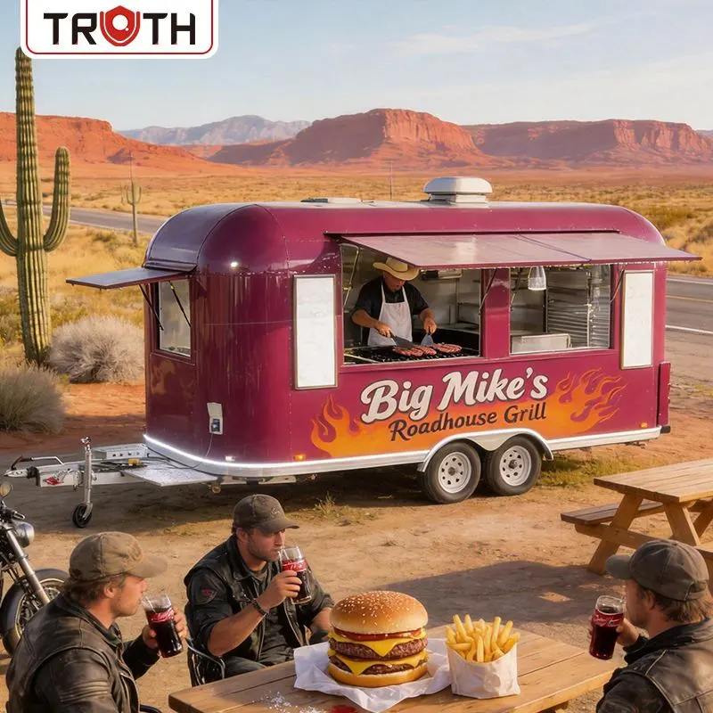 Paano Makakatulong sa Iyo ang isang Portable Food Trailer na Fast Food Ice Cream na Negosyo na Magsimula ng Mapagkakakitaang Mobile Food Venture