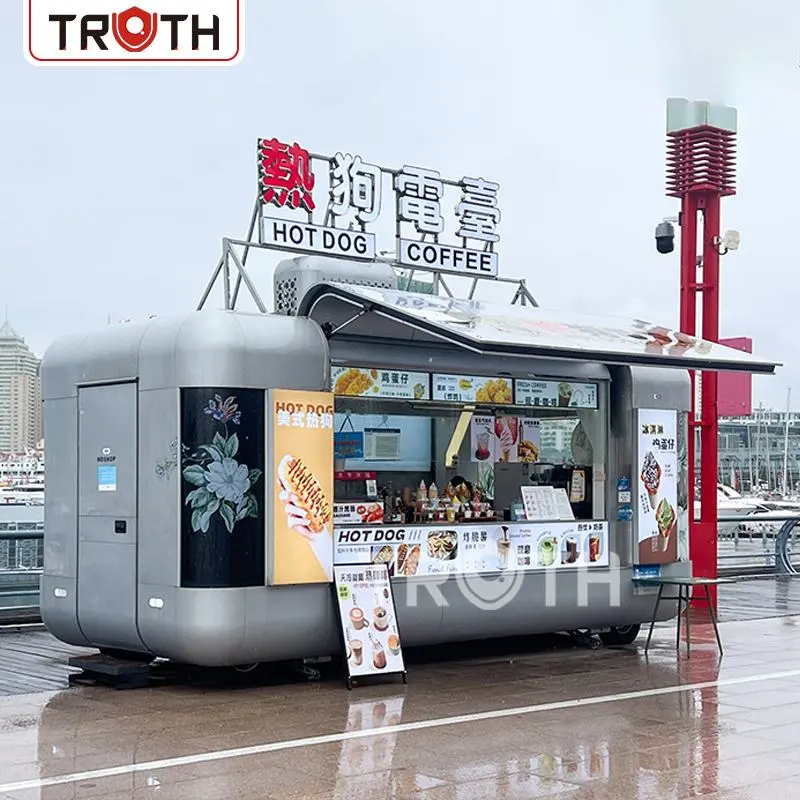 Hot Dog Food Truck na May Kumpletong Kusina