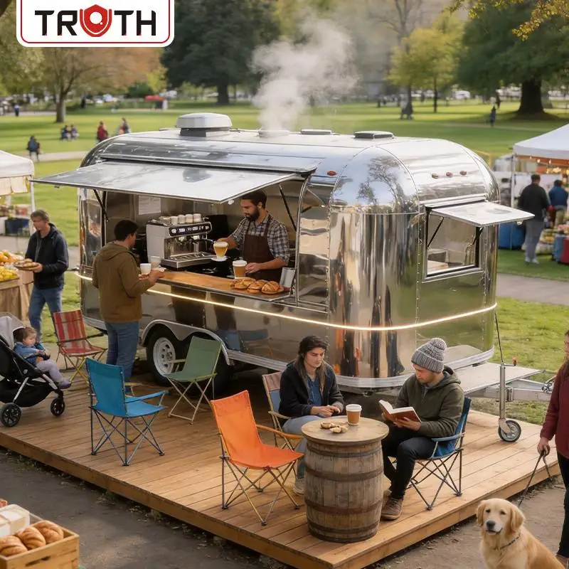 Hamburg Food Cart Truck na May Kumpletong Kusina
