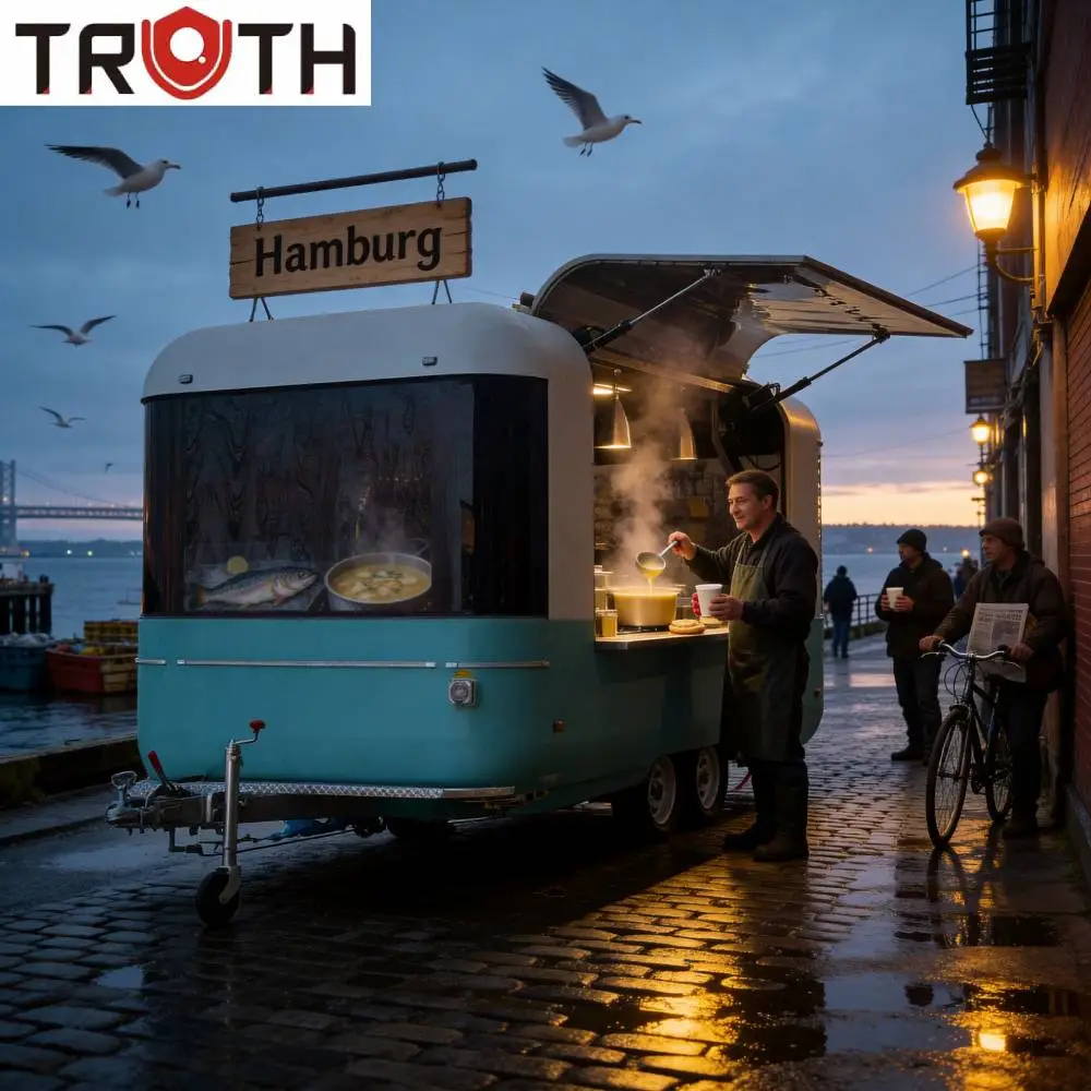 Hamburgers Food Cart para sa Komersyal