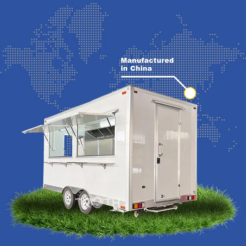 Ice Cream Outdoor Food Trailer Kitchen