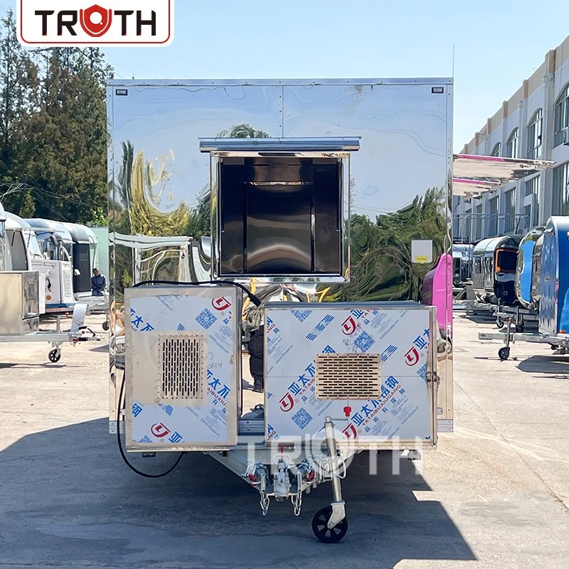 Mobile Fully Equipped Ice Cream Food Trailer