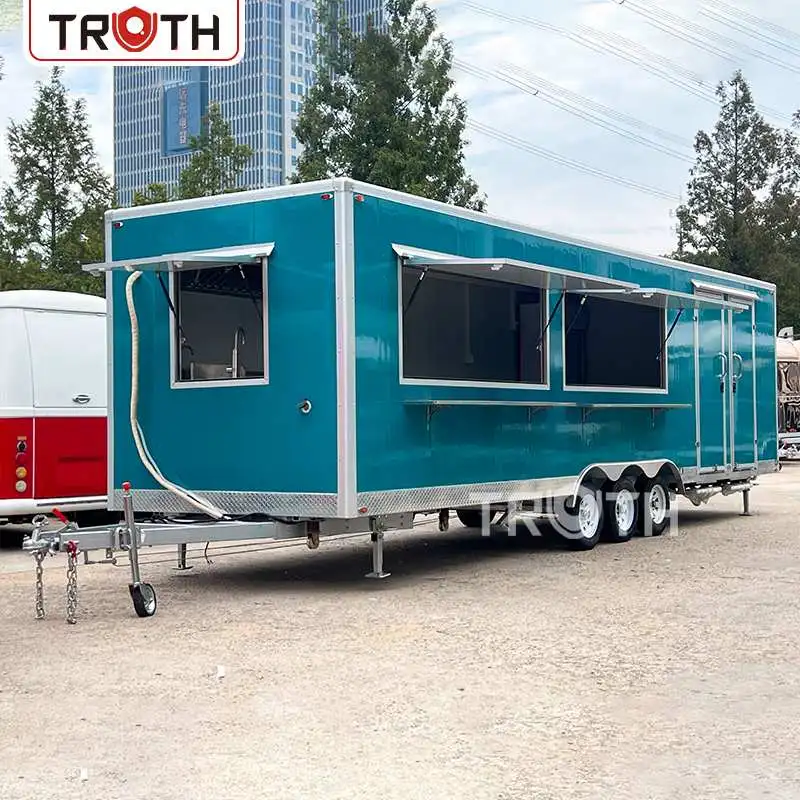 Usa Standard Food Trailer With Bathroom