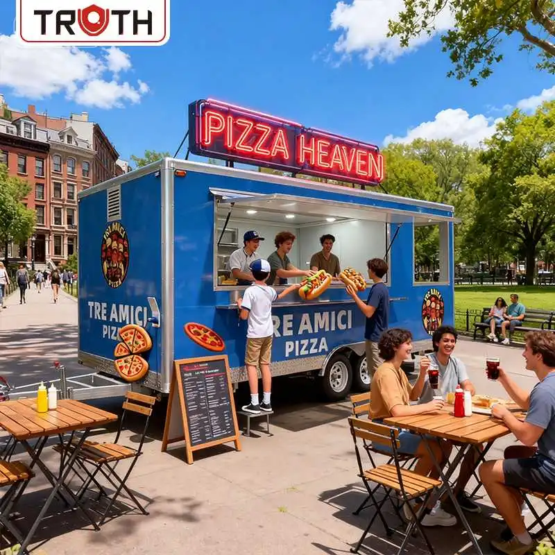 Mobile Concession Pizza Food Trailer