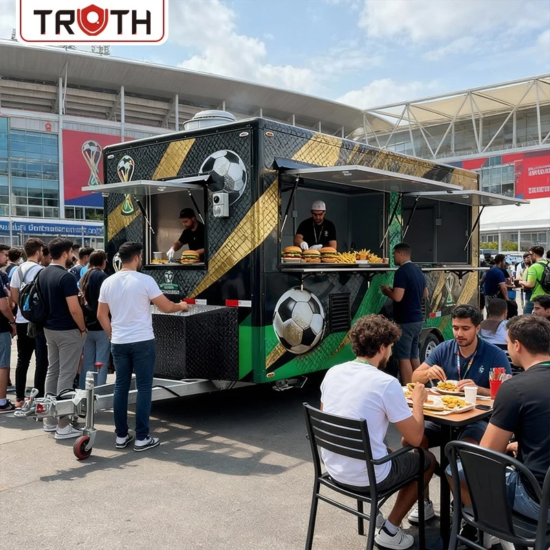 Mobile Food Truck na Ganap na Nilagyan para sa Bar