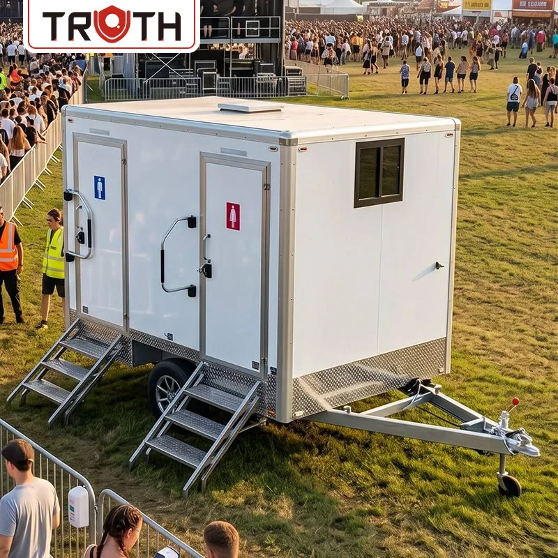 Mobile Toilet WC na May Tank para sa Mga Kaganapan