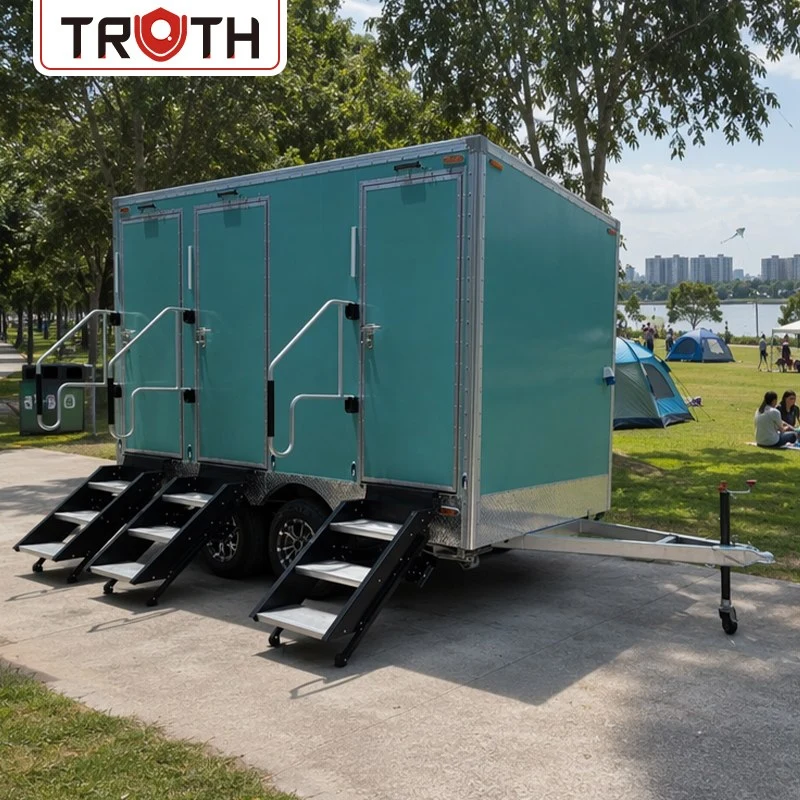 Toilet at Shower Room Mobile Toilet Trailer