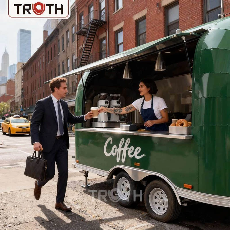 Travel Camping Camper Coffee Food Trailer
